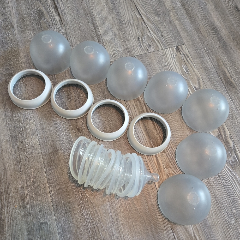 Boon Bottle Nipples Caps And Rings Set